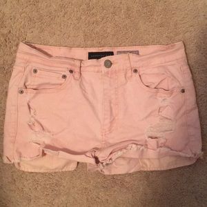 Aeropostale ripped jean shorts